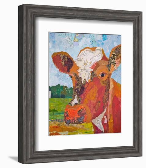 Contented Cattle II-null-Framed Art Print