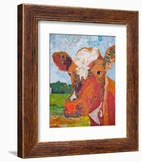 Contented Cattle II-null-Framed Art Print