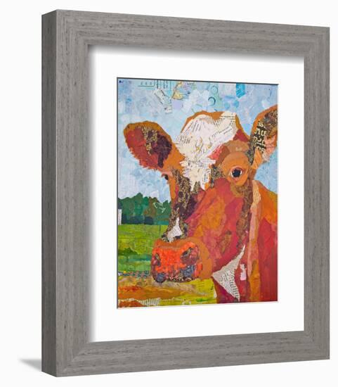 Contented Cattle II-null-Framed Art Print