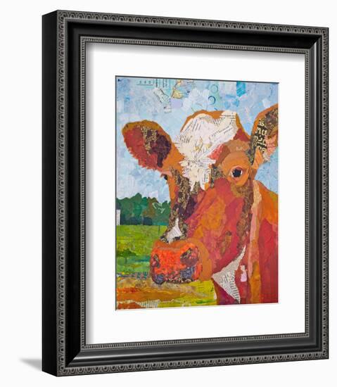 Contented Cattle II-null-Framed Art Print