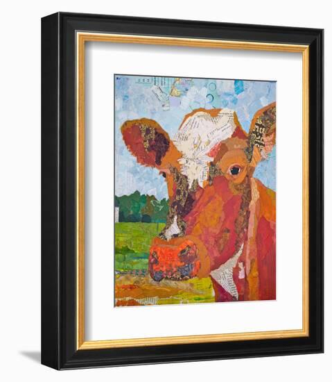 Contented Cattle II-null-Framed Art Print