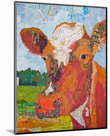 Contented Cattle II-null-Mounted Art Print