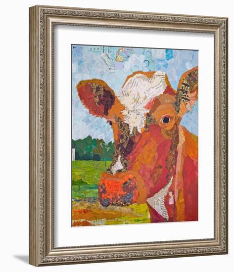 Contented Cattle II-null-Framed Art Print