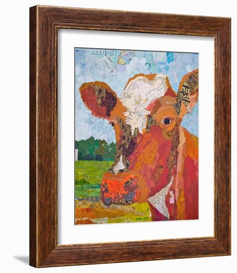 Contented Cattle II-null-Framed Art Print