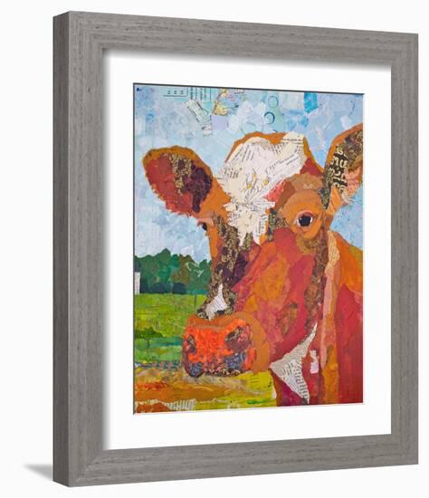 Contented Cattle II-null-Framed Art Print