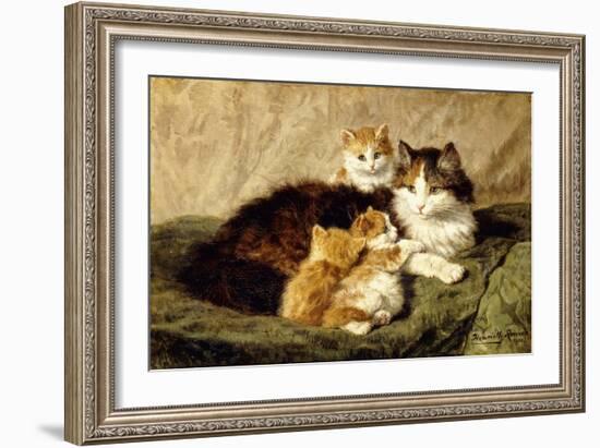 Contentment, 1900-Henriette Ronner-Knip-Framed Giclee Print