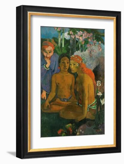 Contes barbares-Paul Gauguin-Framed Art Print