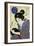 Contest of Beauties: a Geisha from the Eastern Capital, C1830-Keisai Eisen-Framed Giclee Print