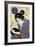 Contest of Beauties: a Geisha from the Eastern Capital, C1830-Keisai Eisen-Framed Giclee Print