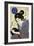 Contest of Beauties: a Geisha from the Eastern Capital, C1830-Keisai Eisen-Framed Giclee Print