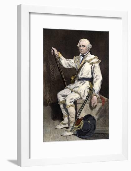 Continental Army General Daniel Morgan During the Revolutionary War-null-Framed Giclee Print