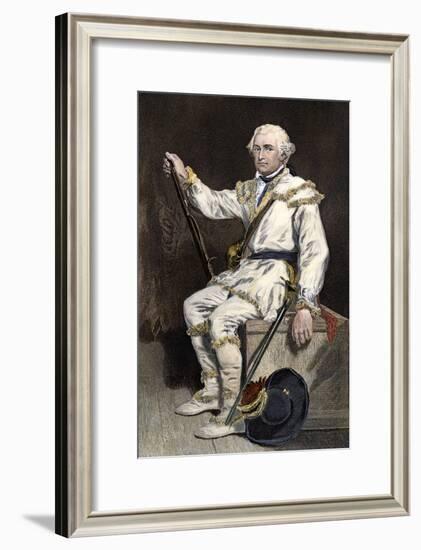 Continental Army General Daniel Morgan During the Revolutionary War-null-Framed Giclee Print