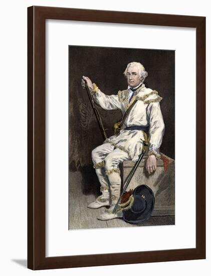 Continental Army General Daniel Morgan During the Revolutionary War-null-Framed Giclee Print