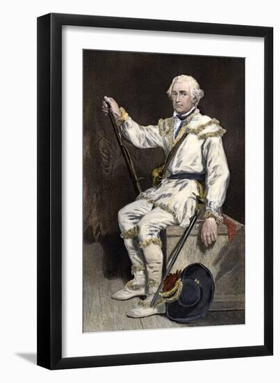 Continental Army General Daniel Morgan During the Revolutionary War-null-Framed Giclee Print