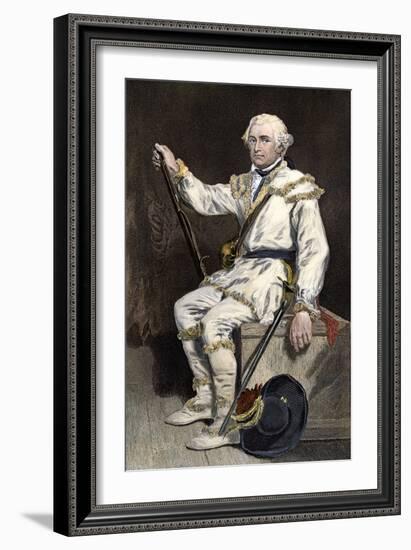 Continental Army General Daniel Morgan During the Revolutionary War-null-Framed Giclee Print