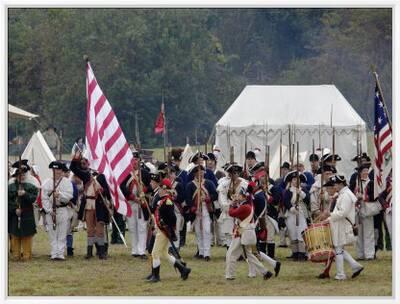 Continental Army Muster Reenactment At Yorktown Battlefield Virginia Photographic Print Art Com