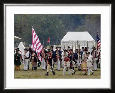 Continental Army Muster Reenactment At Yorktown Battlefield Virginia Photographic Print Art Com