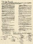 Constitution Document-Continental Congress-Premium Giclee Print
