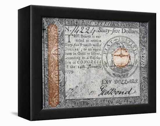 Continental Currency, 1779-null-Framed Premier Image Canvas