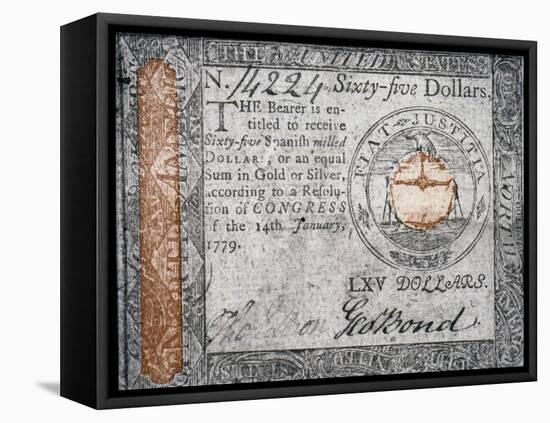 Continental Currency, 1779-null-Framed Premier Image Canvas