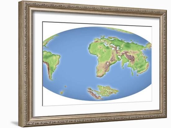 Continental Drift After 100 Million Years-Mikkel Juul-Framed Photographic Print