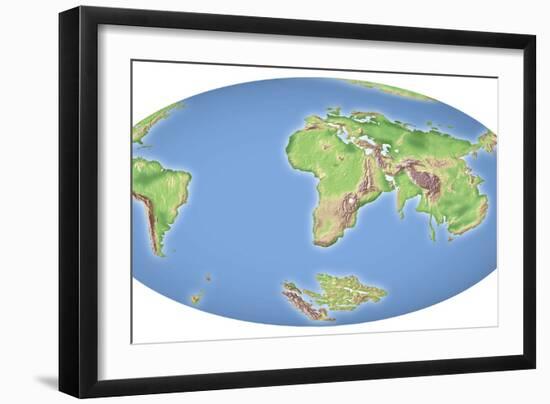 Continental Drift After 100 Million Years-Mikkel Juul-Framed Photographic Print