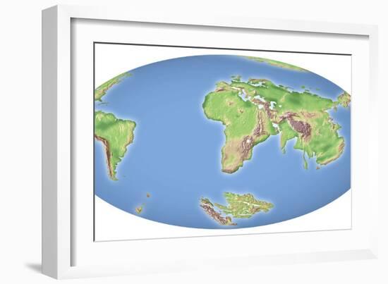 Continental Drift After 100 Million Years-Mikkel Juul-Framed Photographic Print