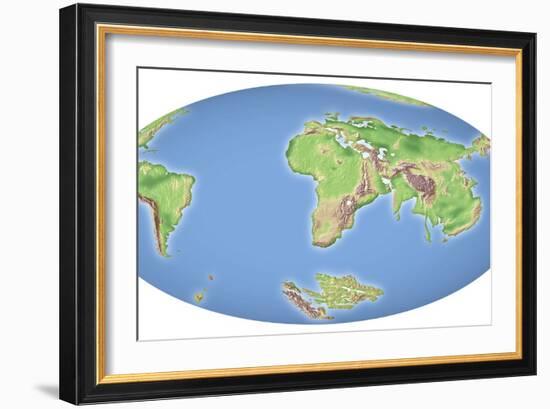 Continental Drift After 100 Million Years-Mikkel Juul-Framed Photographic Print