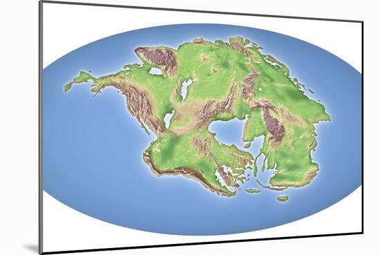 Continental Drift After 250 Million Years-Mikkel Juul-Mounted Photographic Print