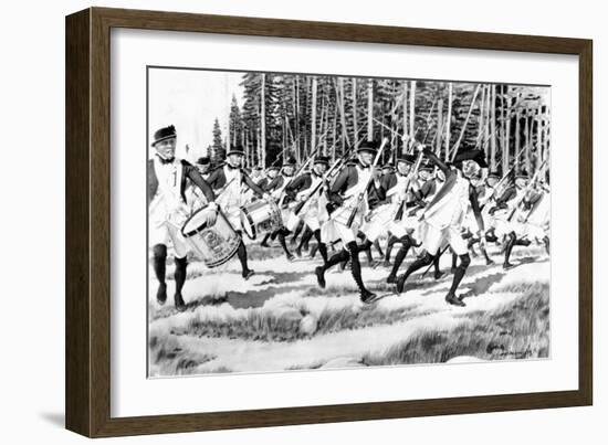 Continental Marines, C. 1776-null-Framed Giclee Print