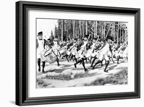 Continental Marines, C. 1776-null-Framed Giclee Print