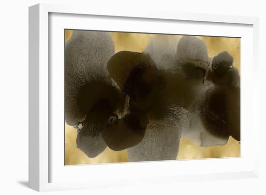 Continuous Black on Gold-Hannah Carlson-Framed Art Print