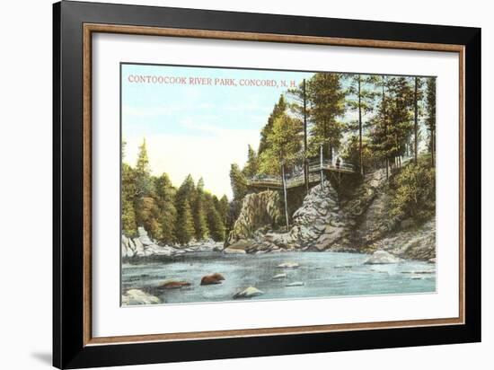 Contoocook River Park, Concord, New Hampshire-null-Framed Art Print