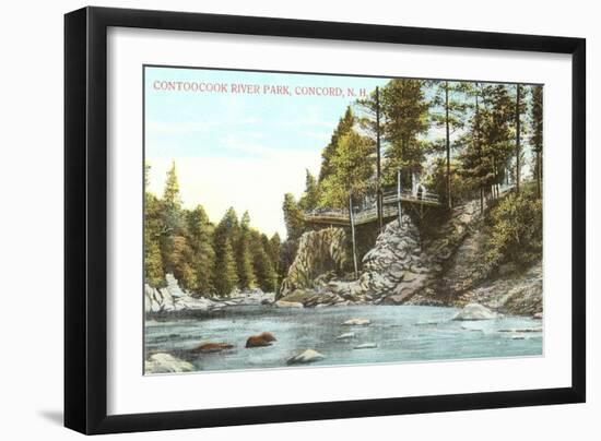 Contoocook River Park, Concord, New Hampshire-null-Framed Art Print