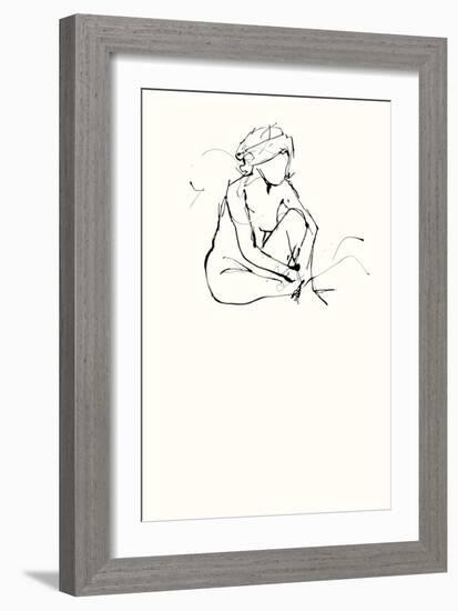 Contour Figure 1-Stefano Altamura-Framed Giclee Print