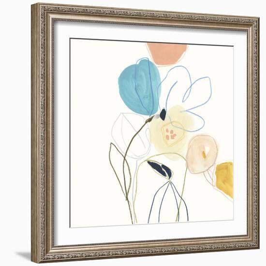 Contour Garden III-June Vess-Framed Art Print