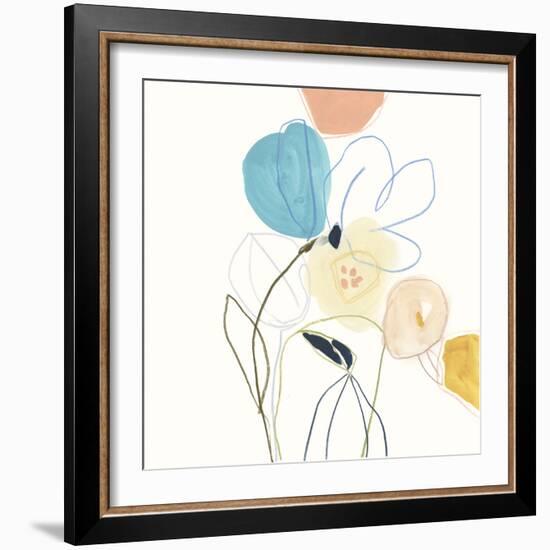 Contour Garden III-June Vess-Framed Art Print