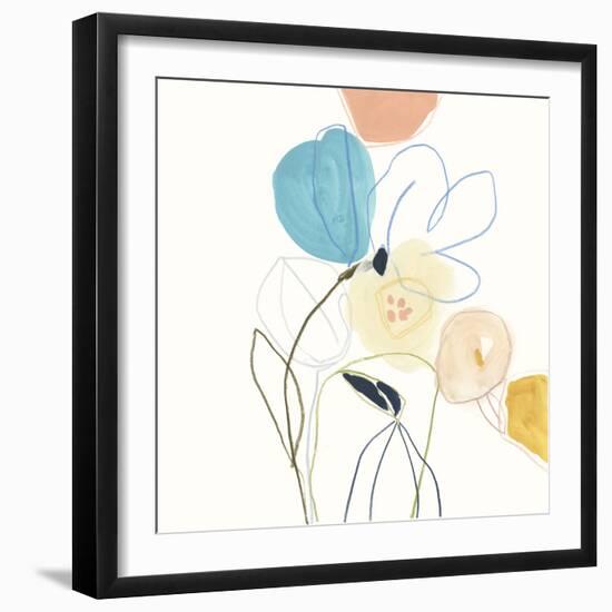 Contour Garden III-June Vess-Framed Art Print