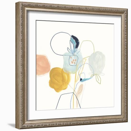 Contour Garden IV-June Vess-Framed Art Print