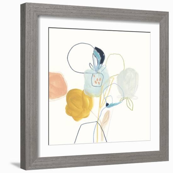 Contour Garden IV-June Vess-Framed Art Print