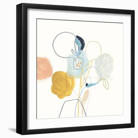 Contour Garden IV-June Vess-Framed Art Print