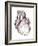 Contour Map of the Heart-PASIEKA-Framed Photographic Print