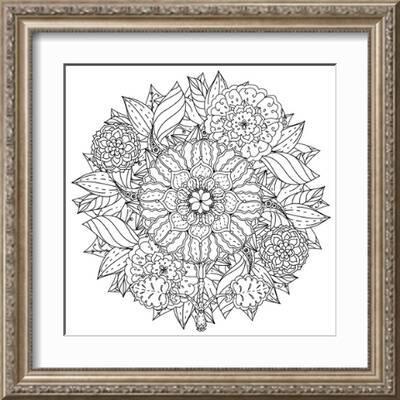 ZenColor Coloring Book for Adults: An Adult Coloring Book with Relaxing Patterns Coloring Pages Prints for Stress Relief. Floral Mandala Patterns