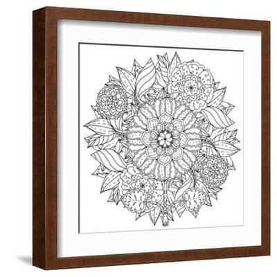 Mandalas with Flowers & vegetation - 100% Mandalas Zen & Anti-stress