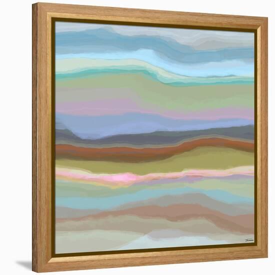 Contours II-Michael Tienhaara-Framed Stretched Canvas