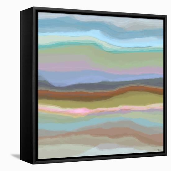 Contours II-Michael Tienhaara-Framed Stretched Canvas