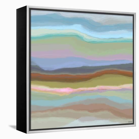 Contours II-Michael Tienhaara-Framed Stretched Canvas