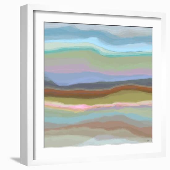 Contours II-Michael Tienhaara-Framed Art Print