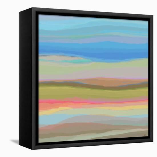 Contours III-Michael Tienhaara-Framed Stretched Canvas