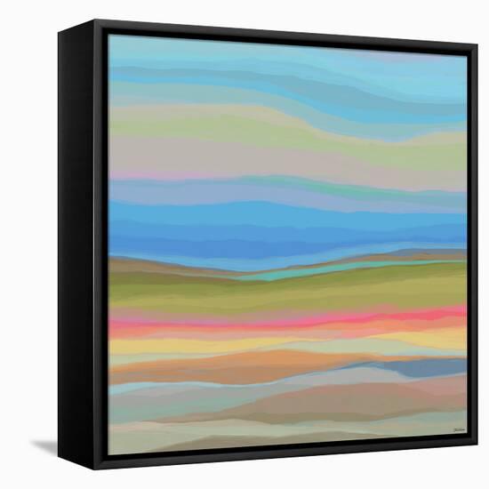 Contours IV-Michael Tienhaara-Framed Stretched Canvas